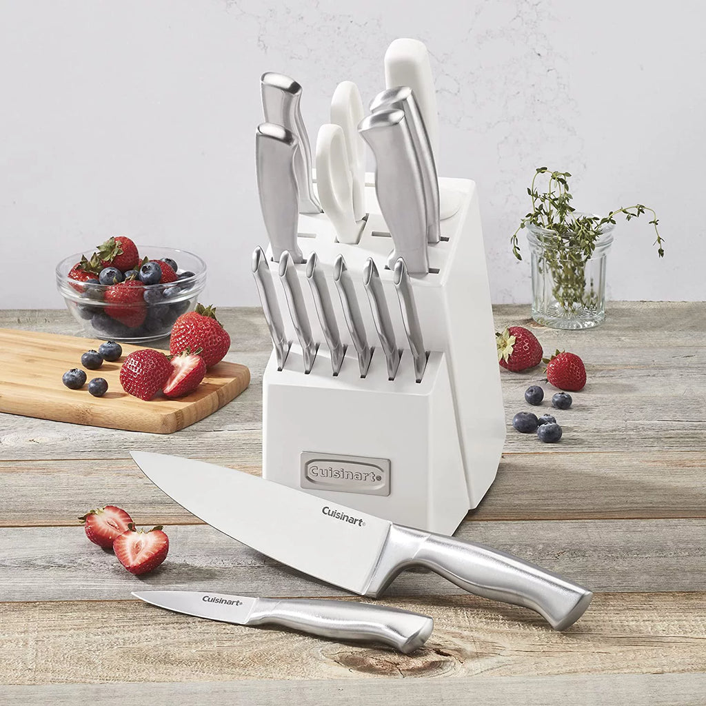 15 Piece Stainless Steel Knife Block Set Y9779