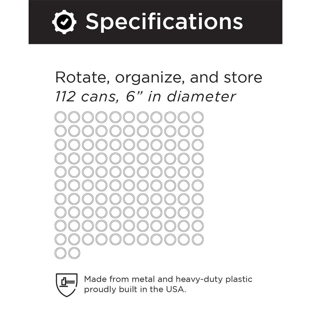 Small Can Rotation Organizer F7101