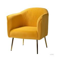 Navy Upholstered Barrel Chair N60001