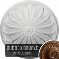 Hand-Painted Rubbed Bronze Ceiling Medallion A4868