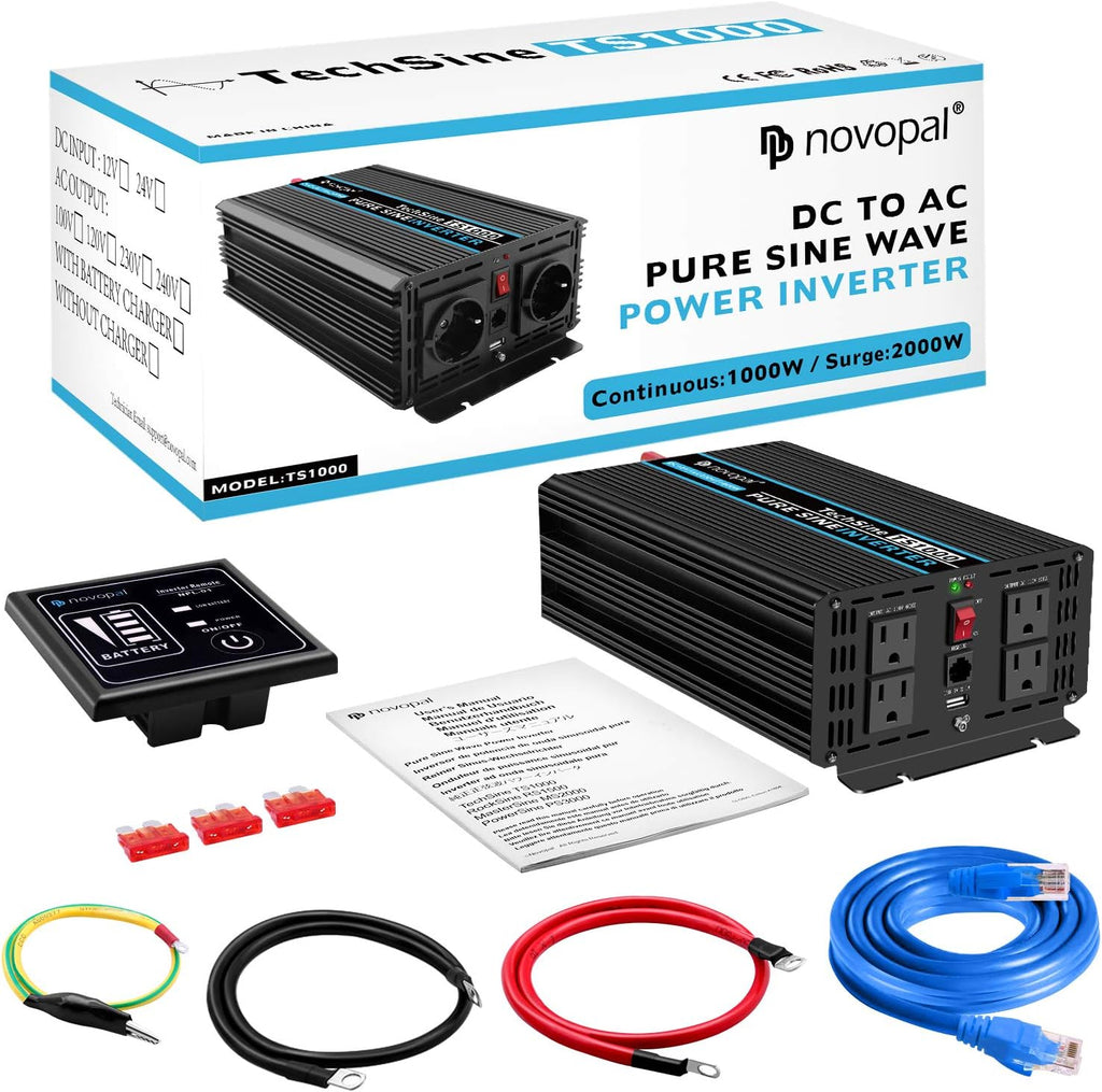 1000 Watt Pure Sine Wave Power Inverter T7191