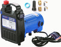120V 1/2HP 1560GPH Cast Iron Portable Water Pump with Suction Strainer and Brass Connectors W748