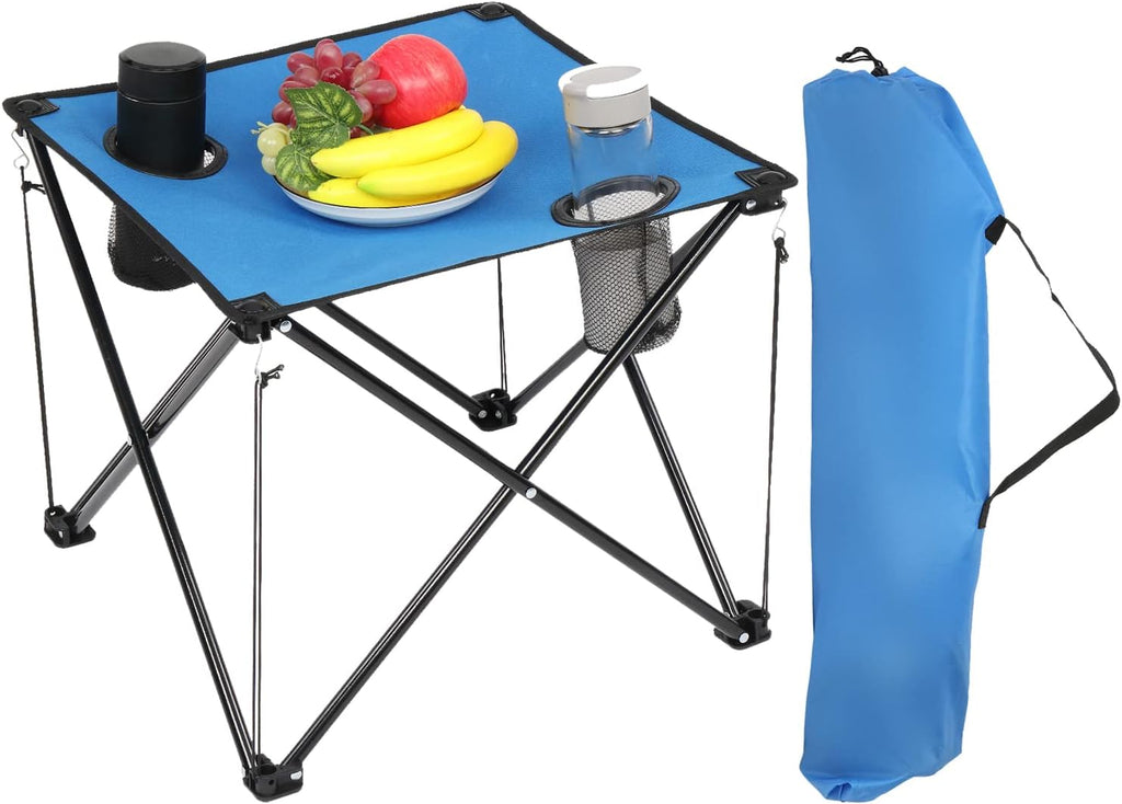 4FT Aluminum Folding Camping Table, Pack of 2 W8725