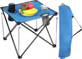 4FT Aluminum Folding Camping Table, Pack of 2 W8725