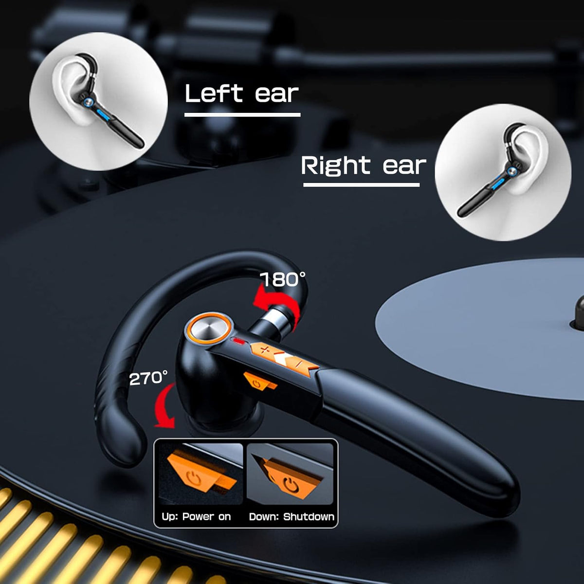 Bluetooth Wireless Headphones with Mic N556728