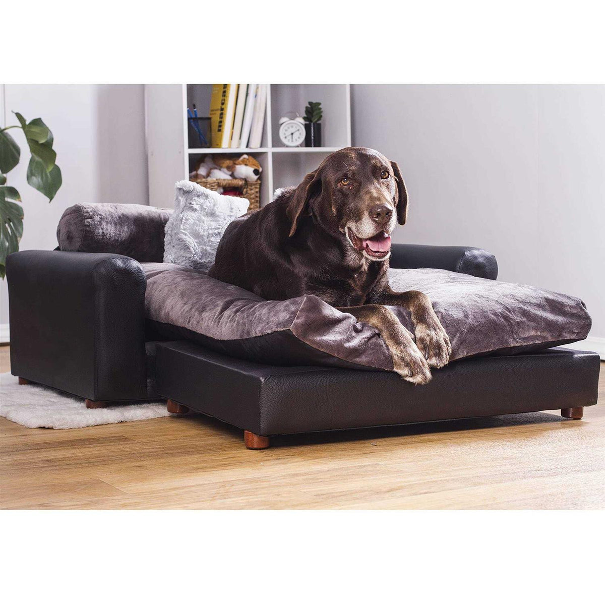 Leatherette Pets Sofa D373