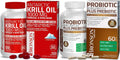 Probiotic 50 Billion CFU Prebiotic Krill Oil 1000 mg Omega-3s M68661
