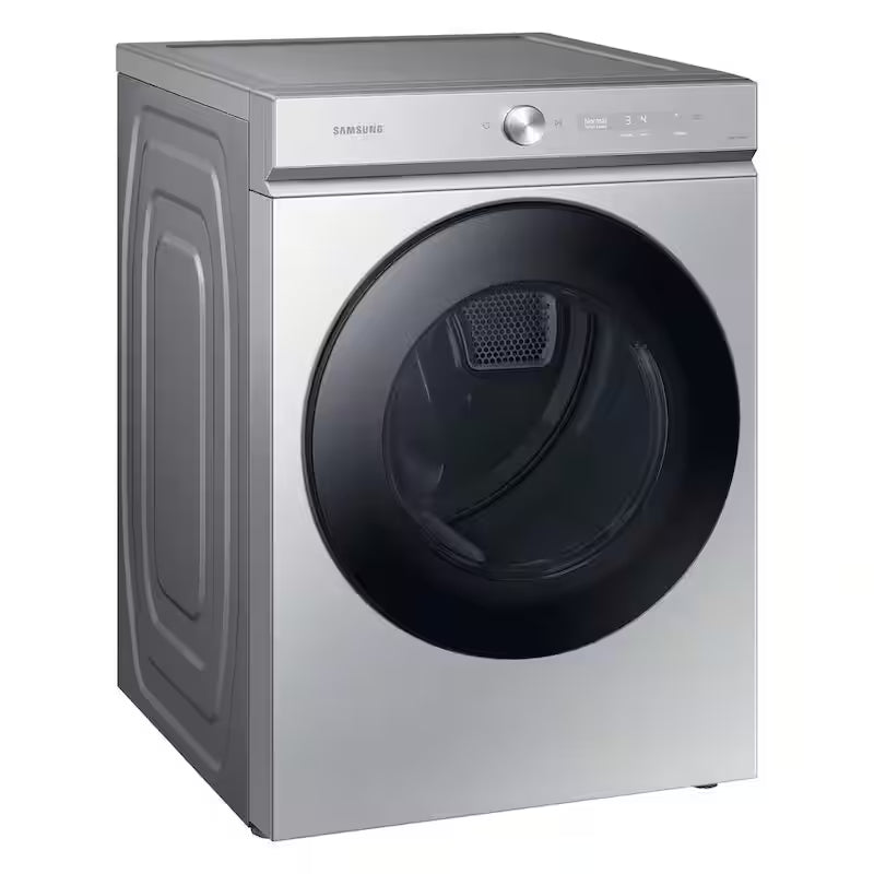 7.6 cu. ft. Vented Smart Electric Dryer in Silver Steel F142