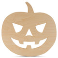 12-inch 1/8 inch Thick Pack of 5 Wooden Pumpkins S679
