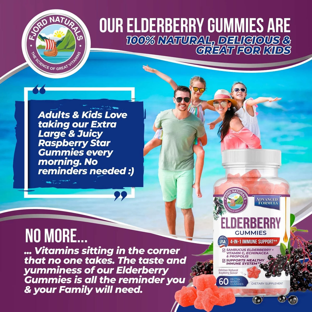 Elderberry Gummies 2 Pack 120 Count S161204