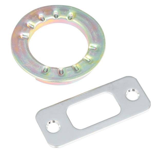 Polished Chrome Contemporary Deadbolt E15858