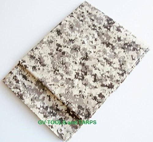 10 x 16 Desert Camo Poly Tarp with Grommets X9273