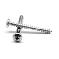 Sheet Metal Screw Phillips Pan Head Type AB Low Carbon Steel Zinc Plated Pk 1700 U624893