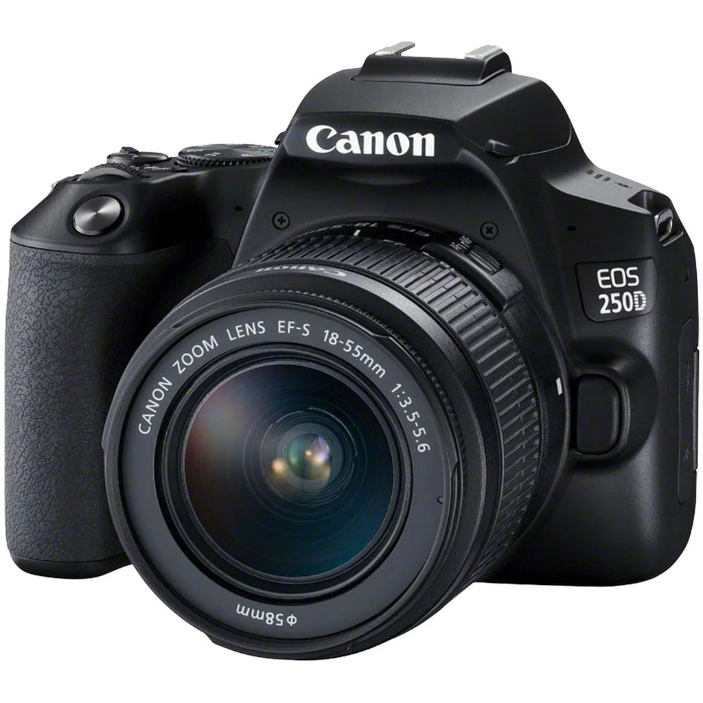 DSLR Camera Bundle with 18-55mm + 75-300mm Zoom Lens + 128GB Card + Case + Tripod K658