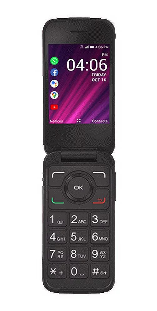 Black Prepaid Flip Phone A32442