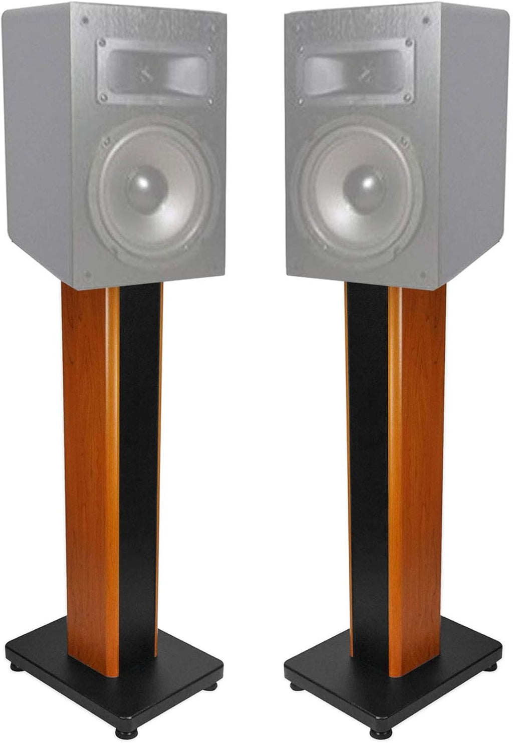 28" 2-Tone Bookshelf Speaker Stands C35123