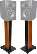28" 2-Tone Bookshelf Speaker Stands C35123