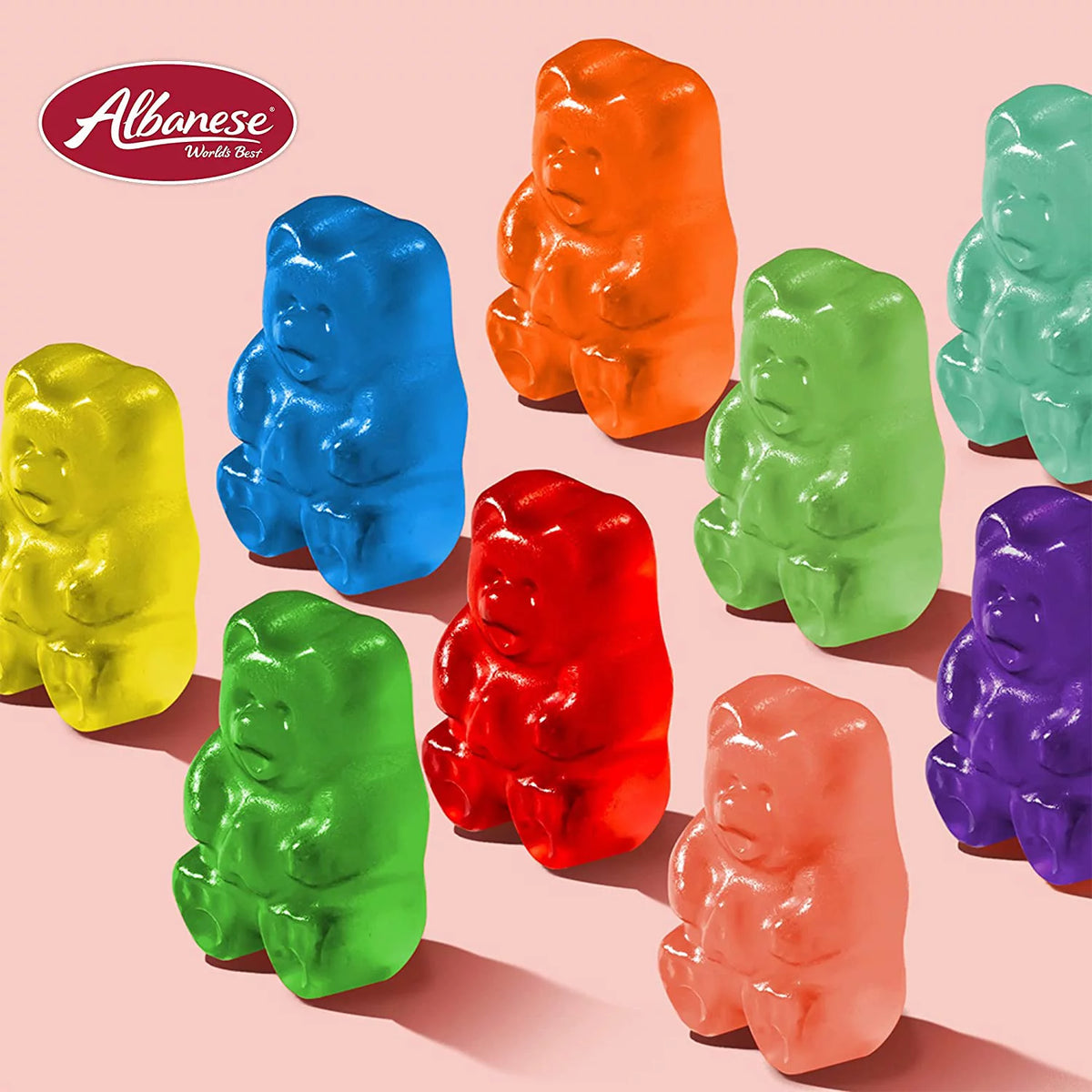 12 Flavor Gummi Bears, 5 Pound Bag I712