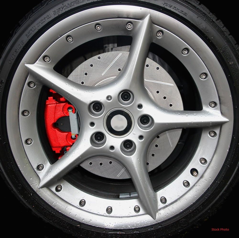 Red Coated Brake Calipers Brake Kit M567