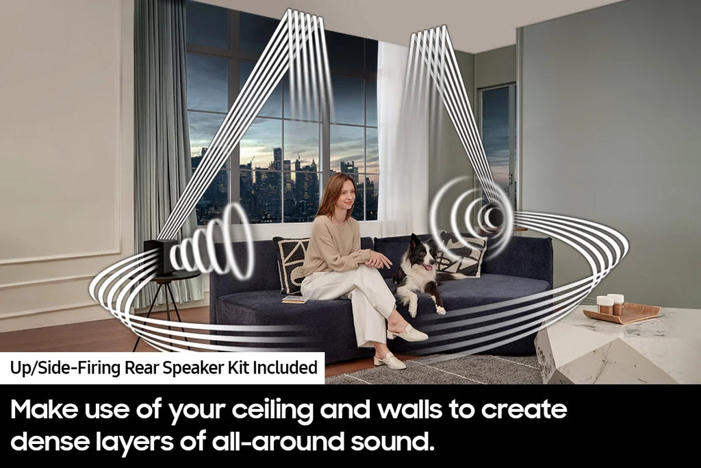 11.1.4ch Wireless Dolby Atmos Soundbar with Rear Speakers Q314822