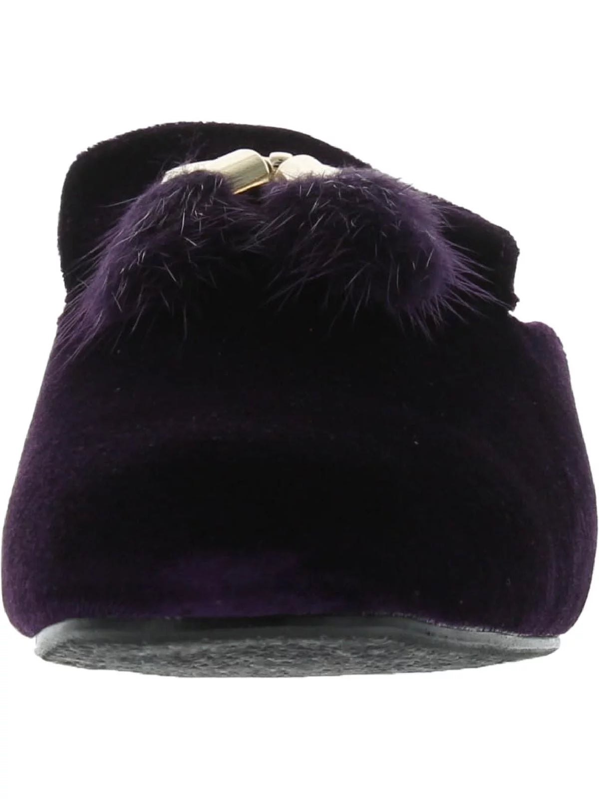 Velvet Slip On Mules L698