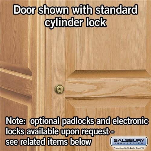 Medium Oak Wardrobe Locker O99320