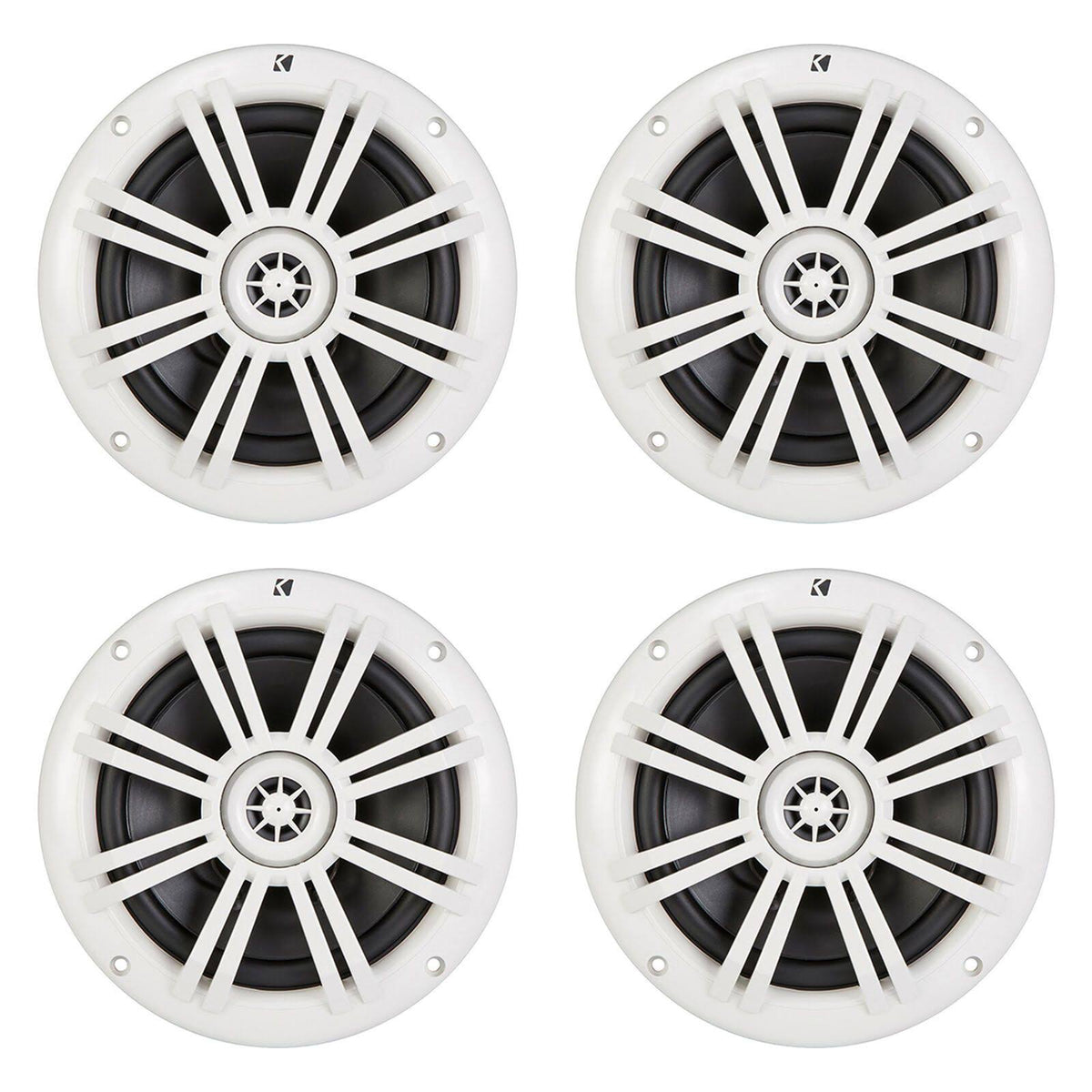 6.5 inch 150W Peak Power Marine Speakers (4 Pack) F721194