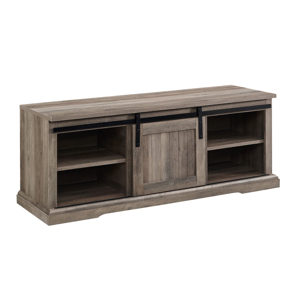 Gray Wash Storage Bench O2304