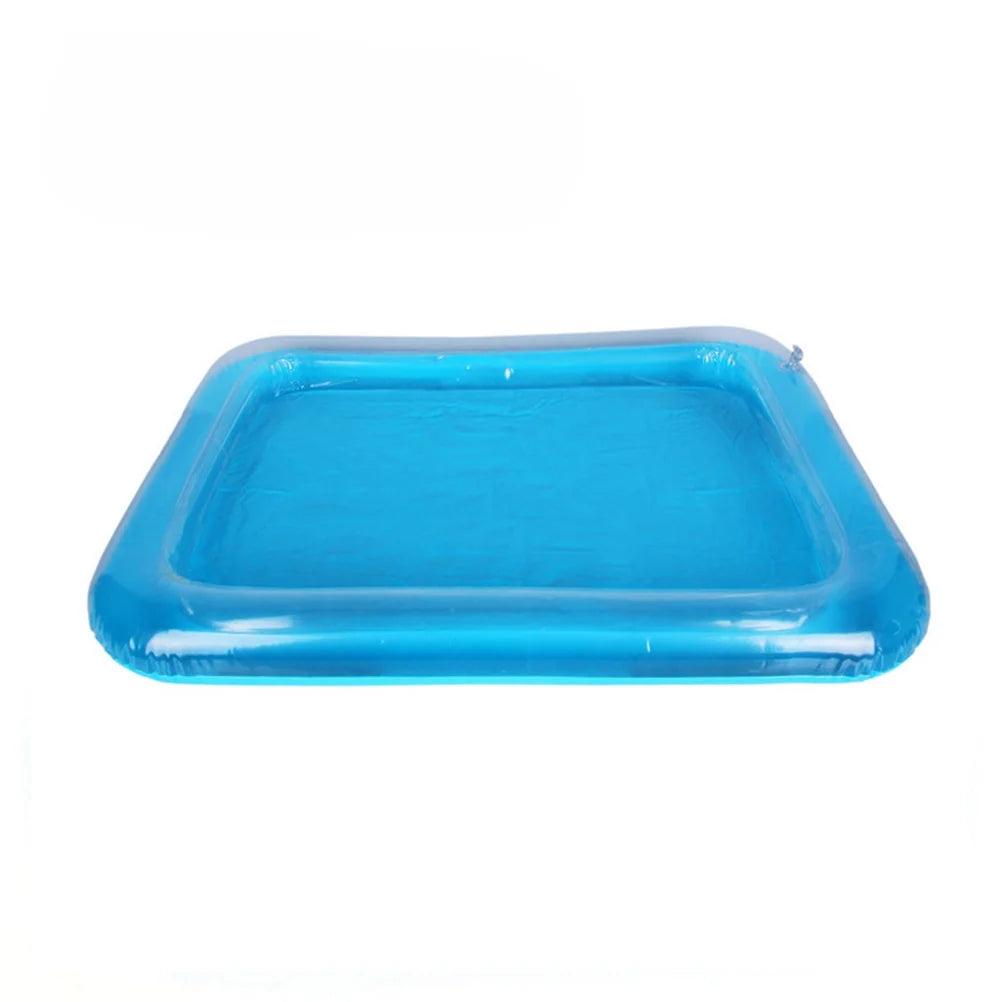 Blue Inflatable Sandbox Play Sand Toy Tray N196
