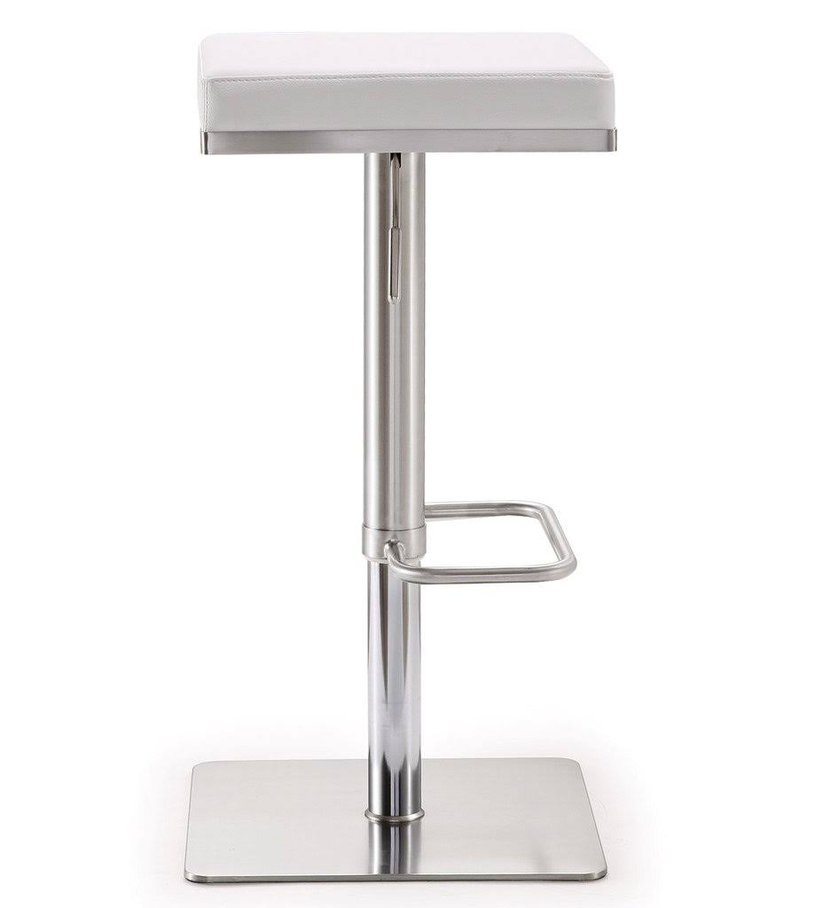 Black Stainless Steel Adjustable Barstool F374