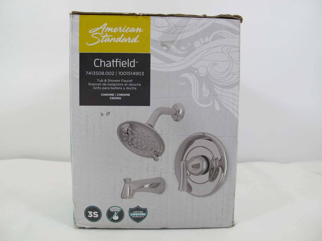 Single-Handle 3-Spray Tub and Shower Faucet Chrome R814