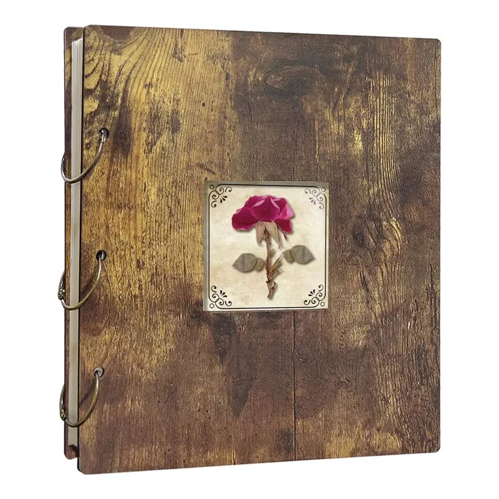 4x6 Photo Album with Dried Flower Cover G1217
