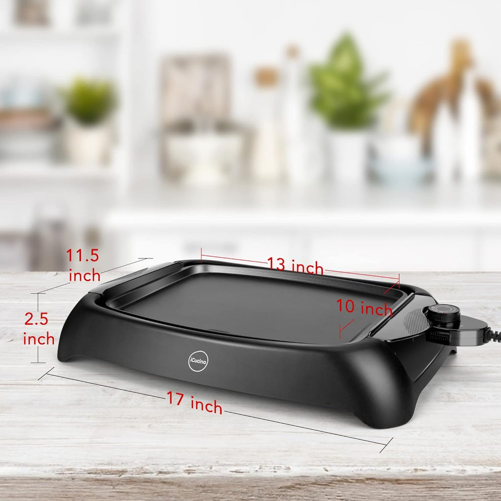 1000 Watt Non-Stick Electric Griddle W11713
