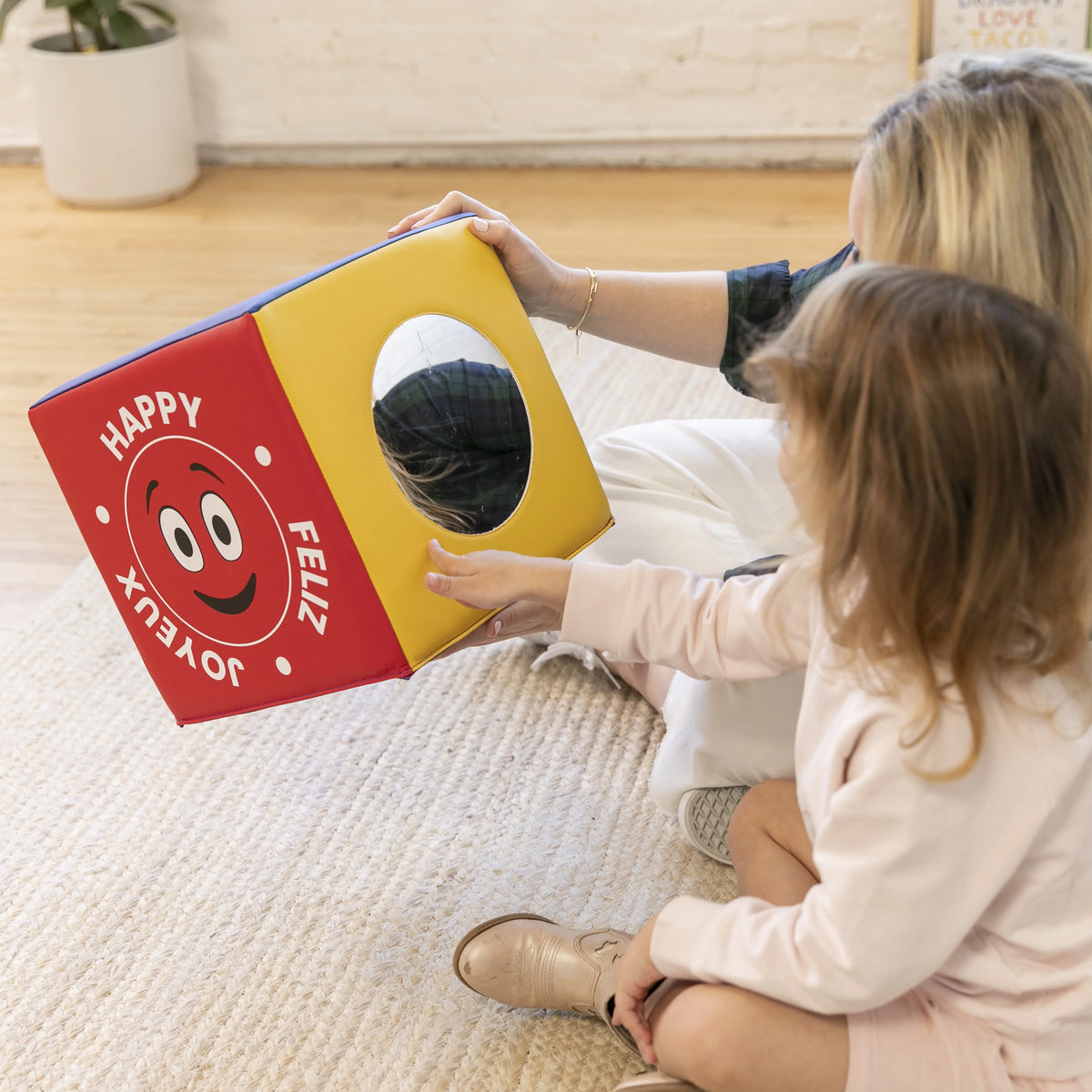 SoftZone Emotion Cube with Mirror Sensory Toy I8420