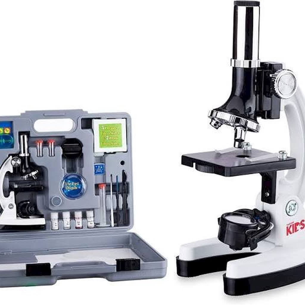 120x-1200x Metal Arm Kids Microscope - Black V901706