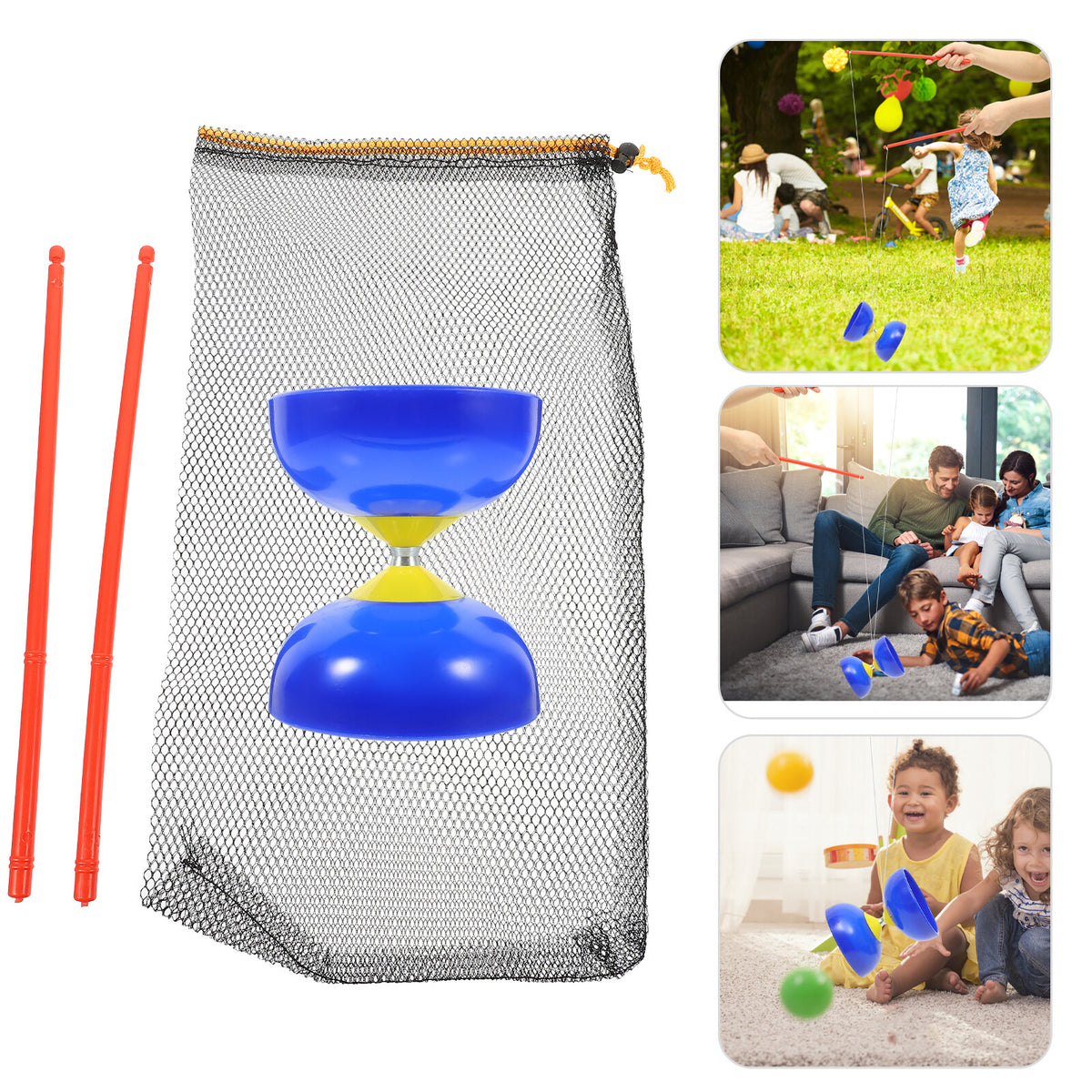 Diabolo Juggling Toy with Hand Stick O9425