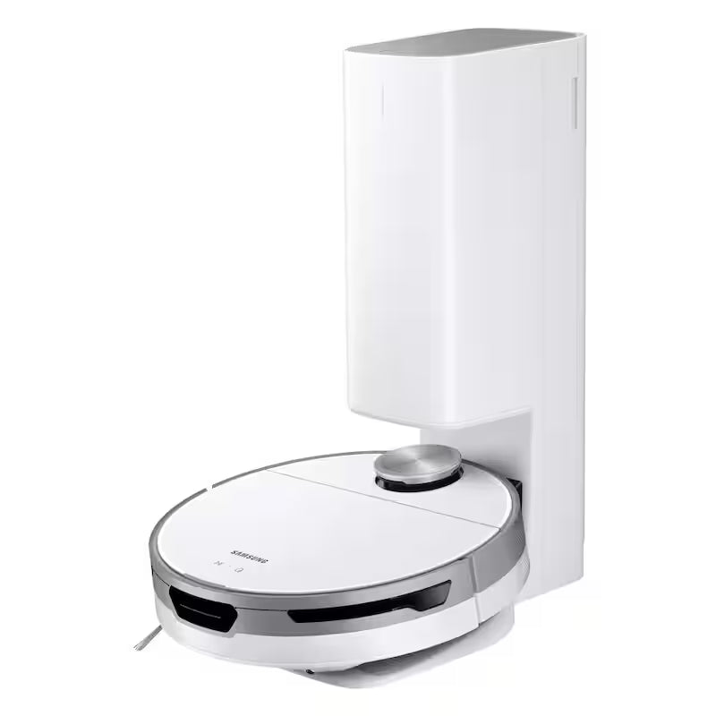 White Robotic Vacuum Cleaner with Automatic Emptying H302636