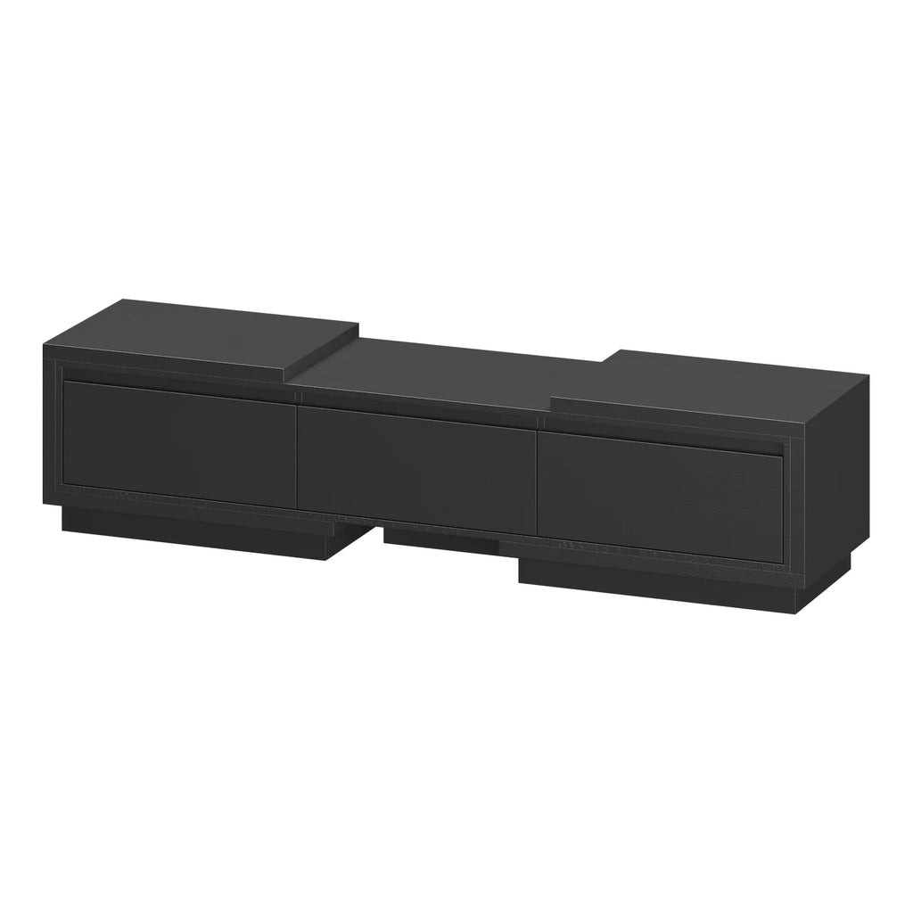 White Extendable TV Stand with Drawers I8087