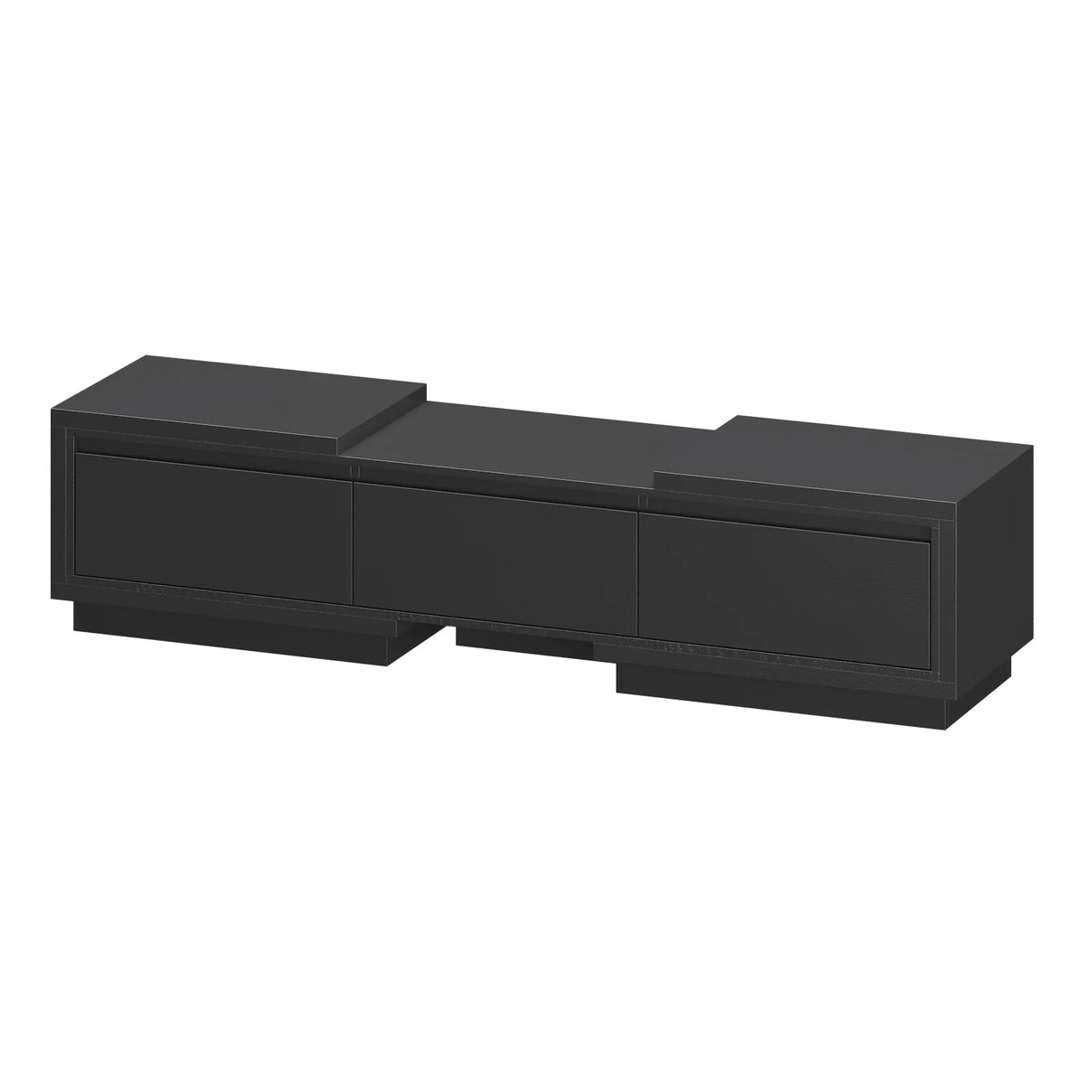 White Extendable TV Stand with Drawers I8087