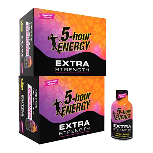 Sugar-Free Zero Calories Hawaiian Breeze 1.93 oz 24 Count Energy Shot H634844