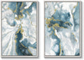 Abstract Wall Art Canvas Framed Picture Painting, 24''W x 36''H x 2 PCS Z559439