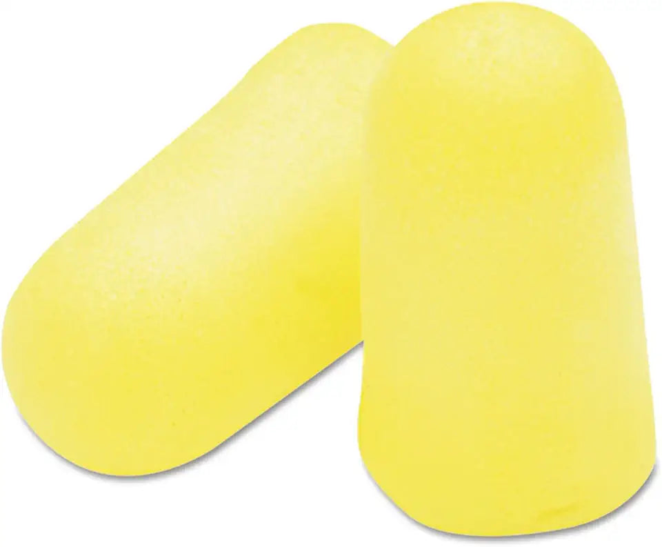 Uncorded Yellow Foam Earplugs 200 Pairs D7063