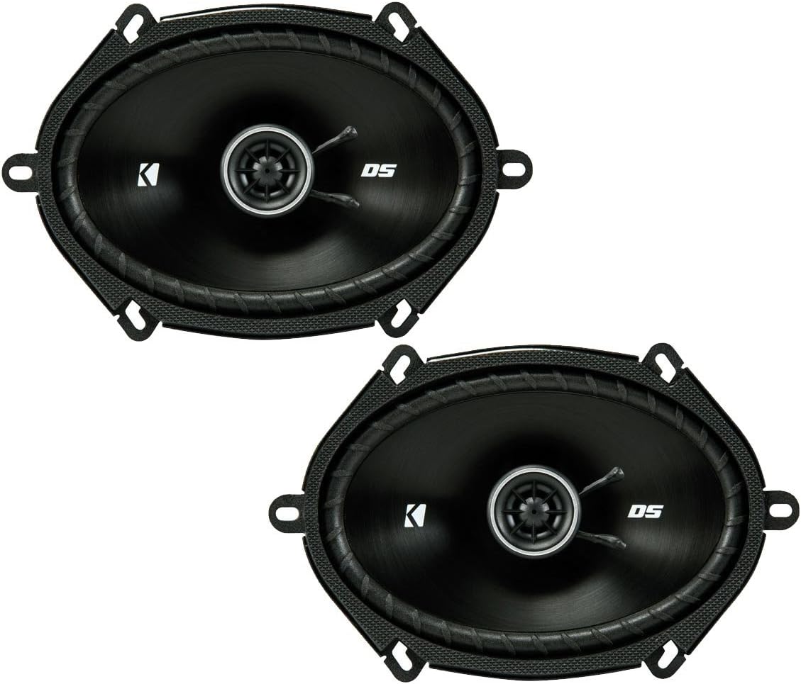 6x8 200 Watt 2-Way Car Stereo Speakers 4-Ohm W3103