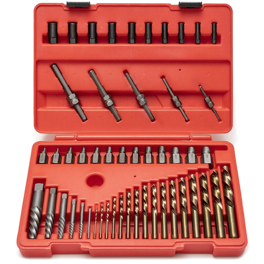 35 Pieces Screw Extractor Set with Left Hand Drill Bits B901
