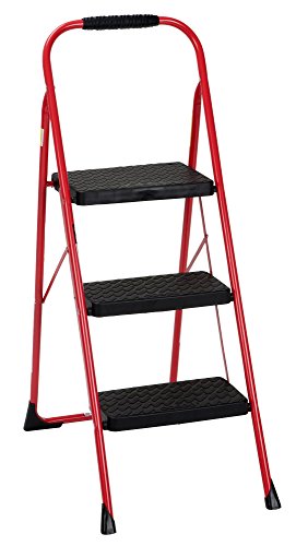 Gray Steel Step Stool P7106