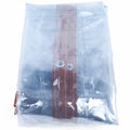 Brown PVC Clear Awning Canopy Curtain Enclosure Tarpaulin F37825
