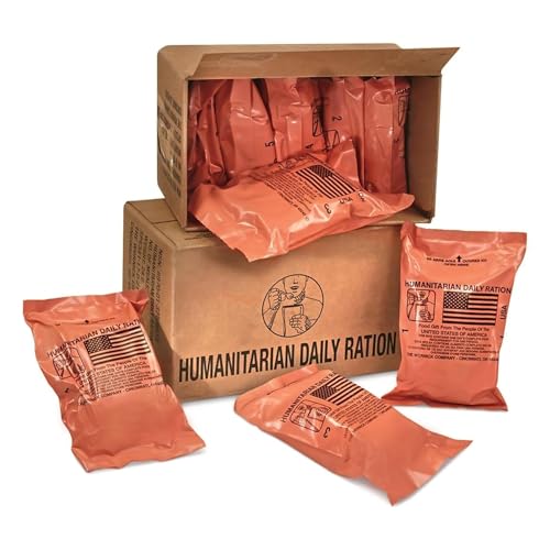 MRE 1 case of 10 pack/ 20 Humanitarian Meals Ready to Eat C439724