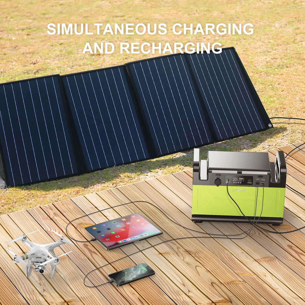 Portable Power Station 1200W 1210Wh LiFePO4 Solar Generator Q186429