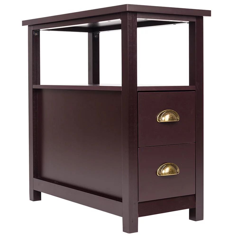 Brown Narrow End Table Y58449