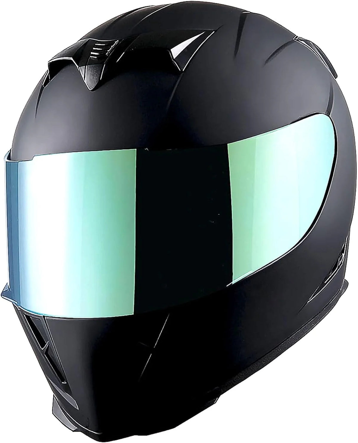 Full Face Motorcycle Helmet Matt Black Large B3889